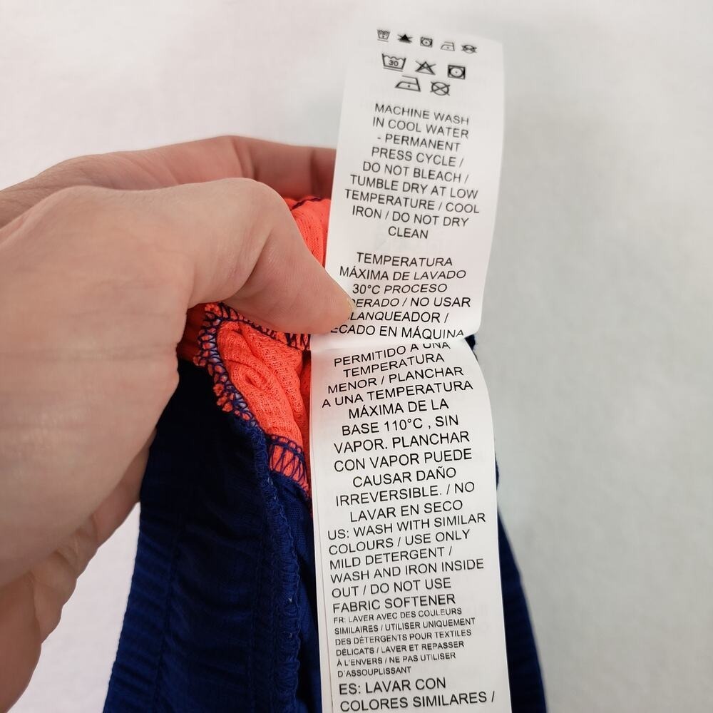 PUMA‎ Cat Shorts Mens Small Dry Cell Moisture Management Blue Coral Pockets NEW - Picture 7 of 10